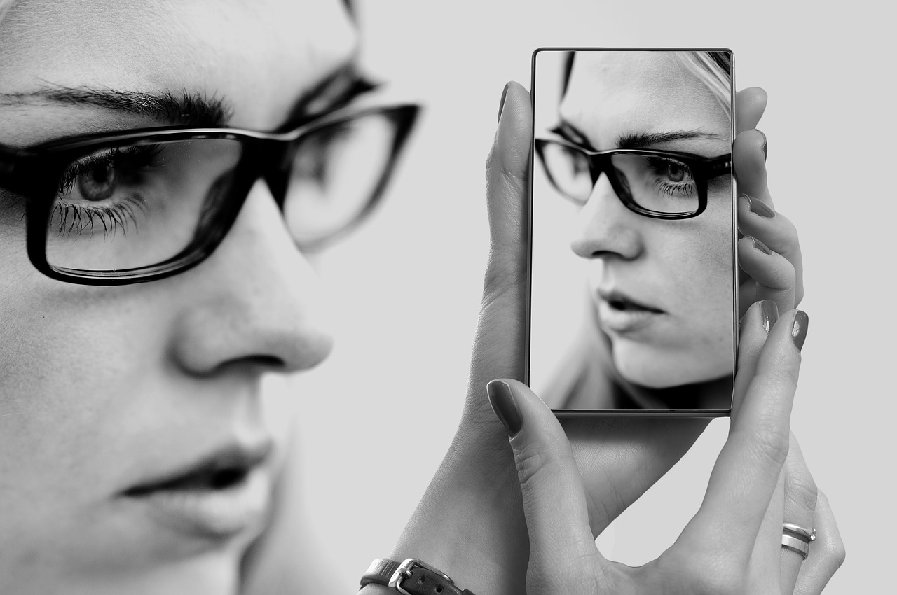 Woman Smartphone Touch Face Hand  - geralt / Pixabay